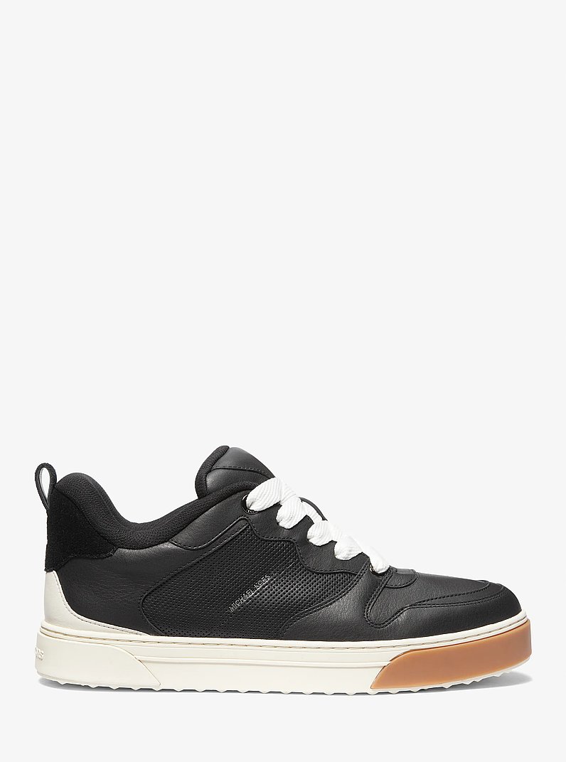 Barett Leather Sneaker in BLACK | Michael Kors