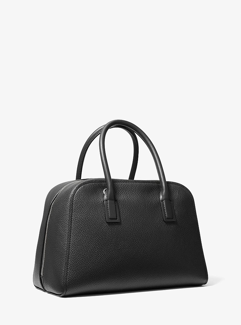 Ashton Medium Satchel in BLACK | Michael Kors