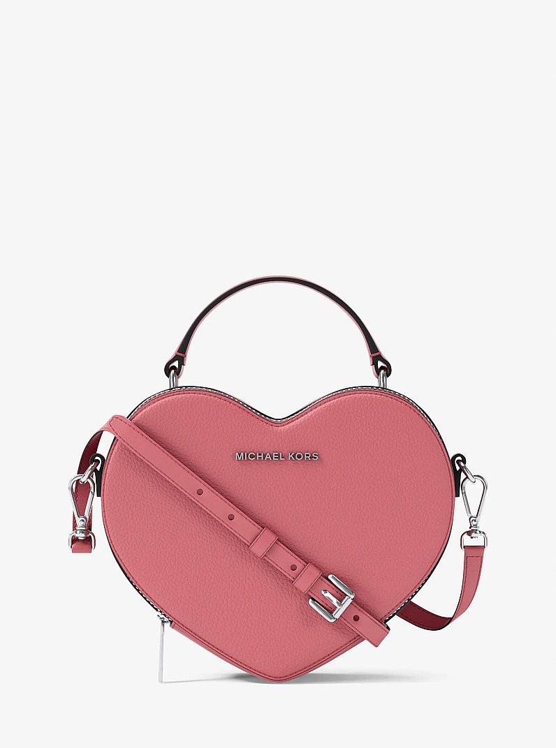 Jet Set Small Heart Crossbody Bag in HIBISCUS | Michael Kors