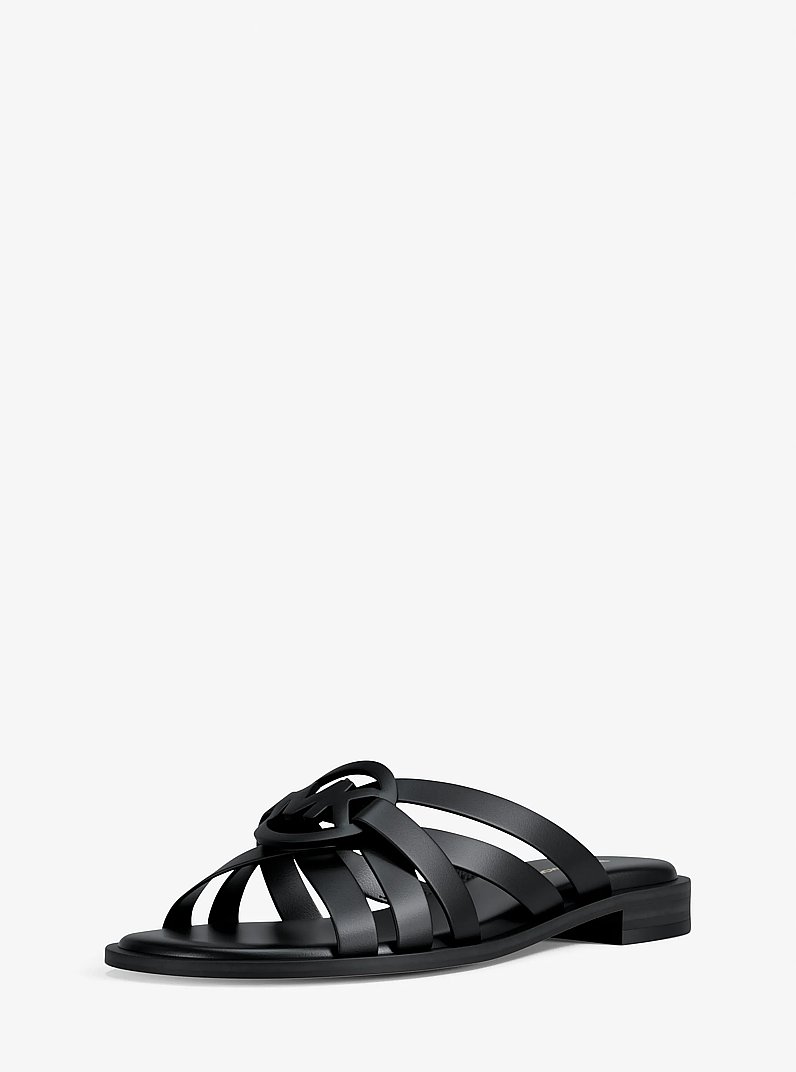 Sandalia Erika de piel in NEGRO | Michael Kors