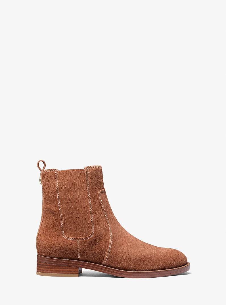 Ella Suede Chelsea Boot in LUGGAGE | Michael Kors