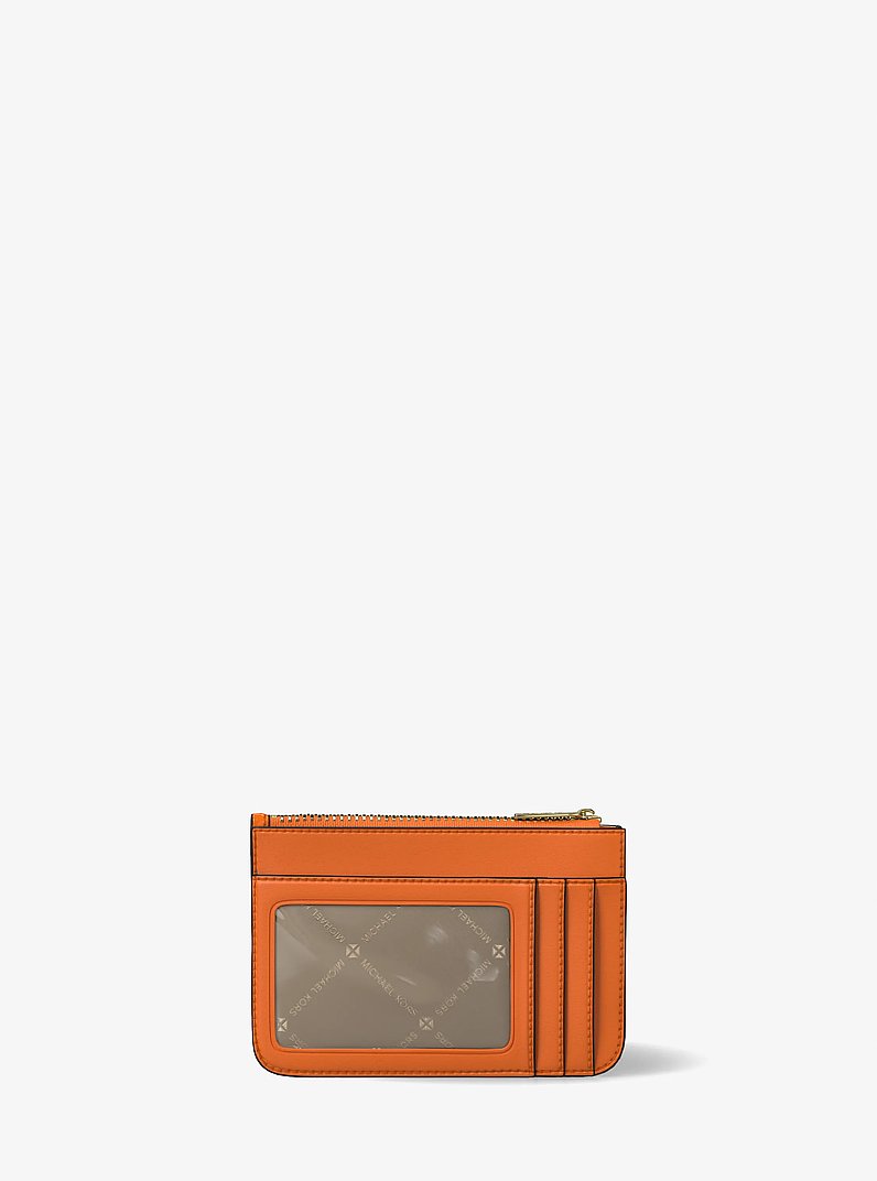 Jet Set Small Patent Coin Purse in POP ORANGE | Michael Kors