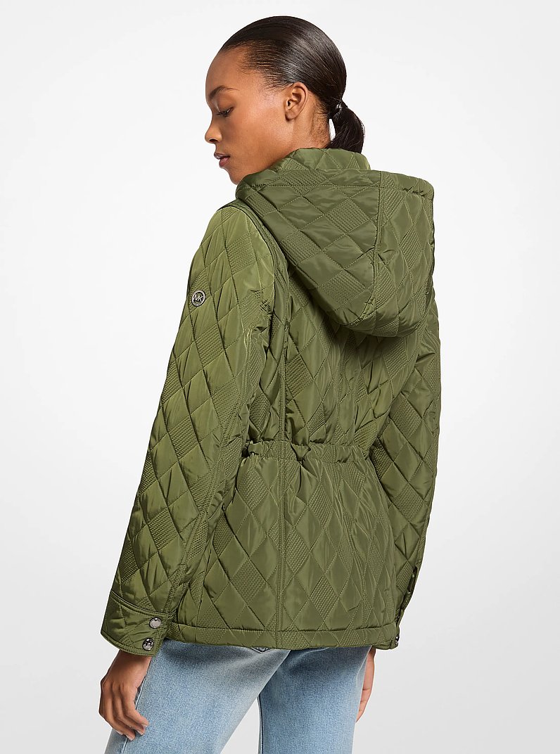 Quilted Jacket in AMAZON GREEN | Michael Kors