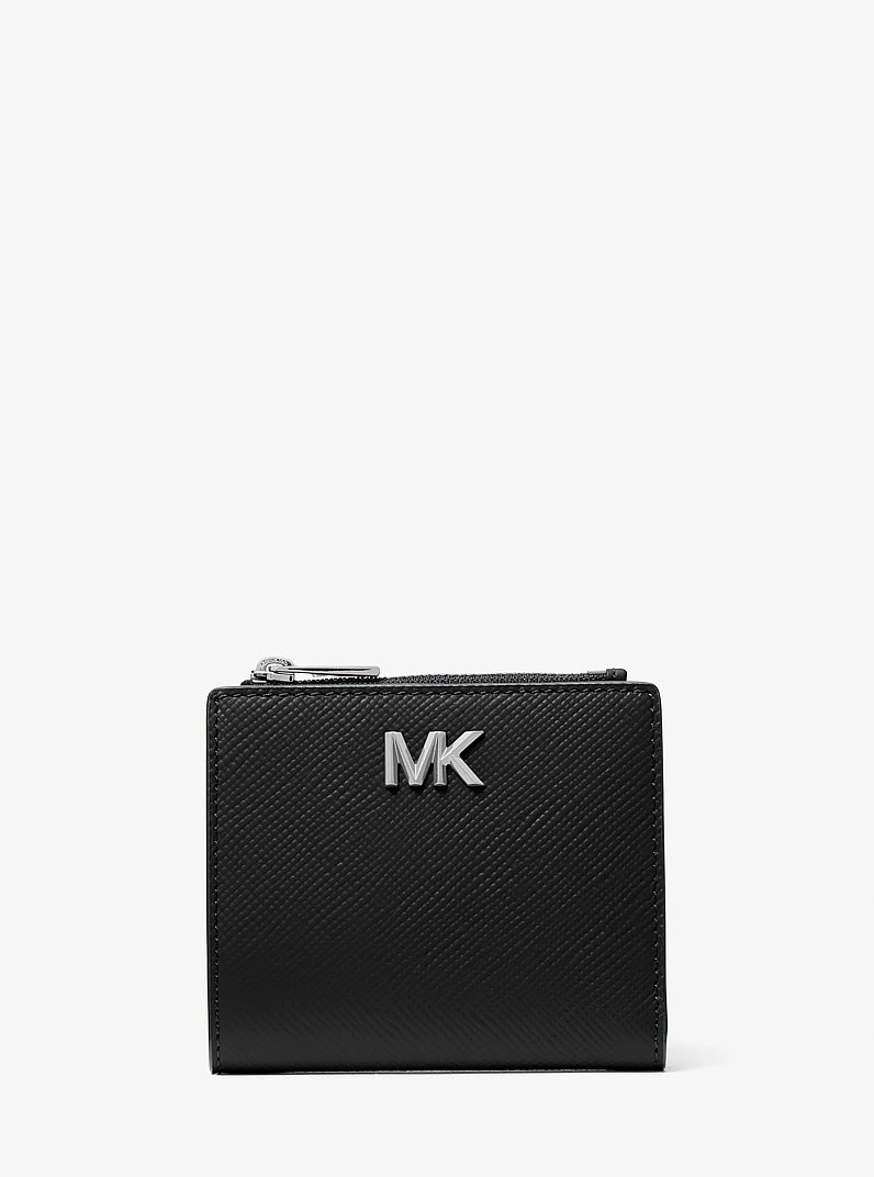 Portefeuille Edison en cuir saffiano in NOIR | Michael Kors