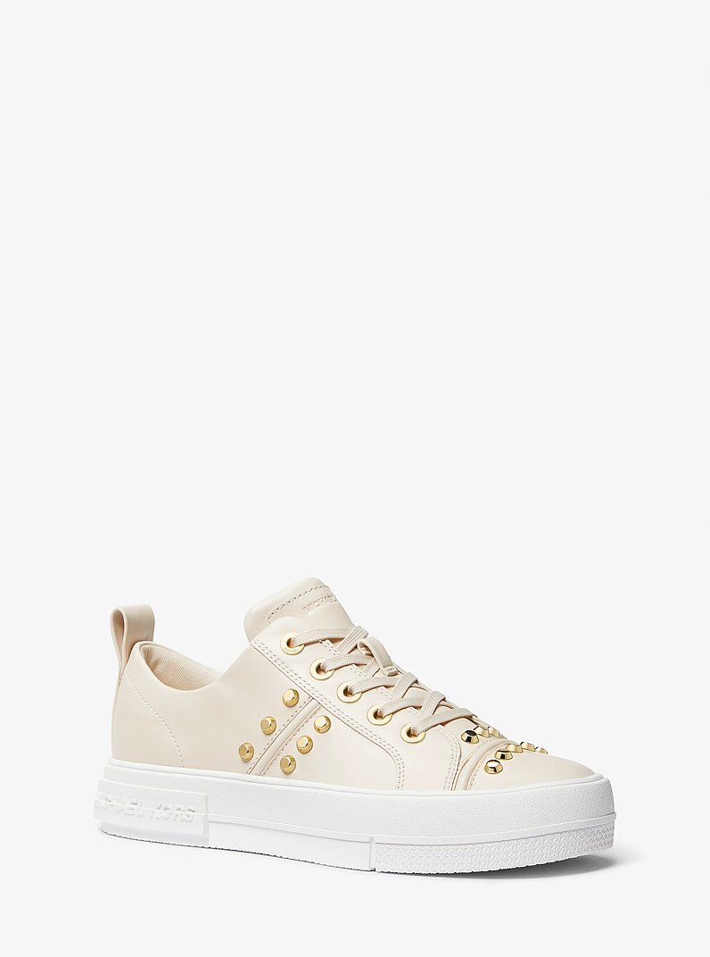 Evy Astor Stud Leather Sneaker