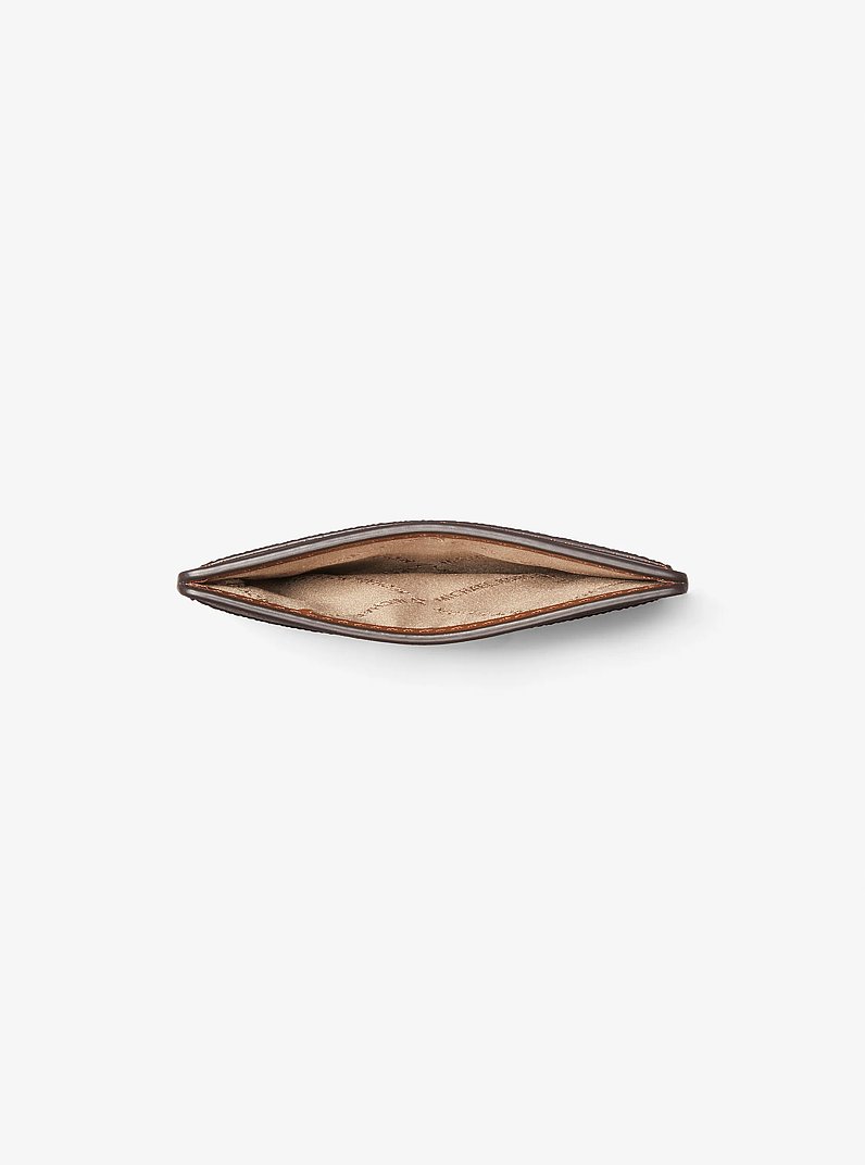 Reed Large Logo Card Case in VANILLA | Michael Kors