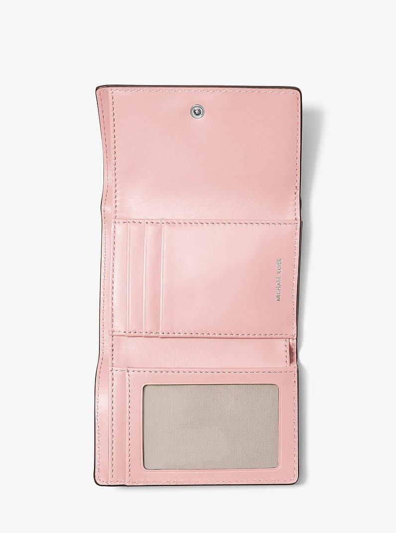 Bryant Medium Pebbled Leather Wallet in SMOKEY ROSE | Michael Kors