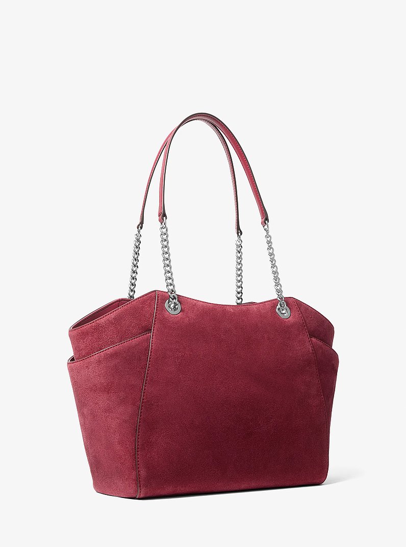 Jet Set Travel Large Tote Bag in MAROON | Michael Kors