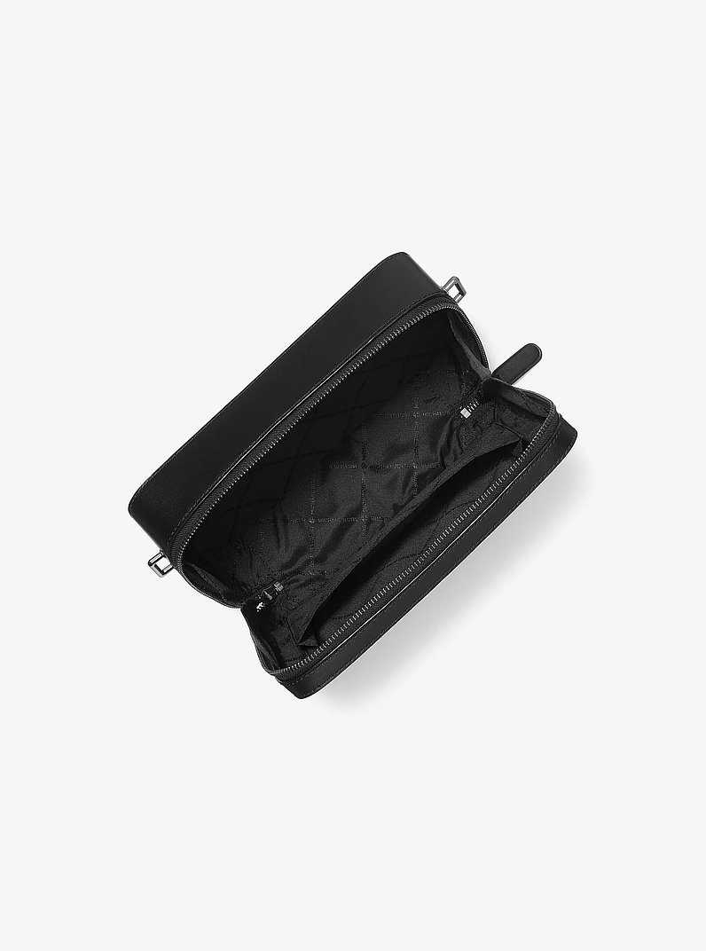 Sac &agrave; bandouli&egrave;re Hudson &agrave; monogramme Empire in NOIR | Michael Kors