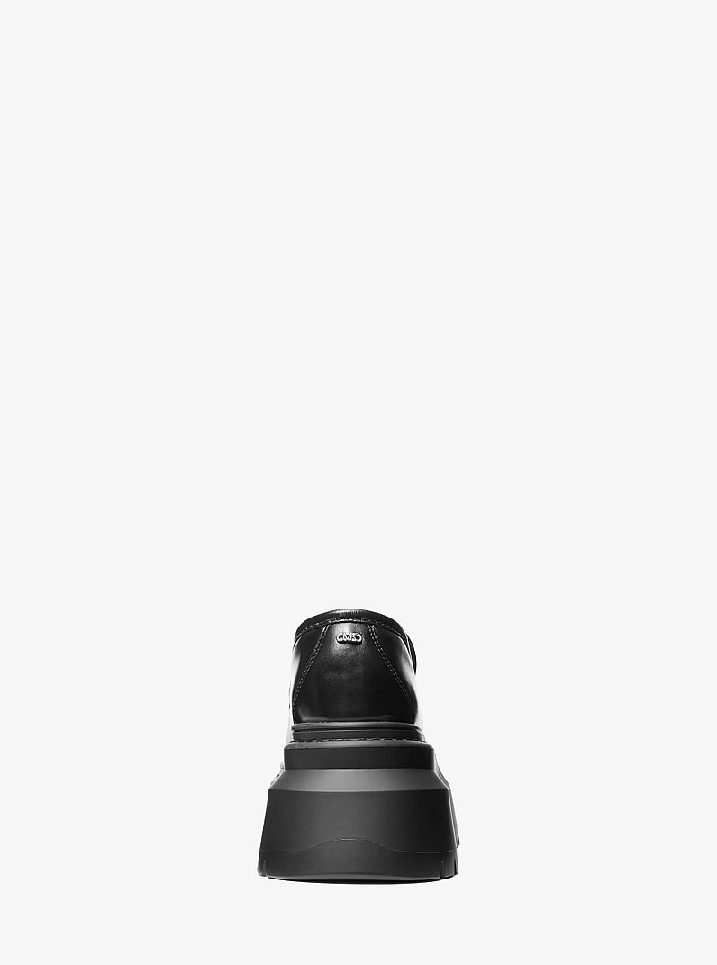 Shiloh Leather Loafer in BLACK | Michael Kors