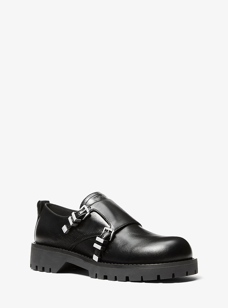 Darrington Leather Loafer in BLACK | Michael Kors