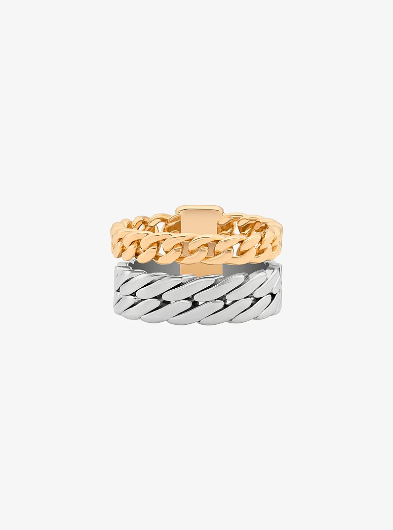Double Layered Ring in TWO TONE | Michael Kors