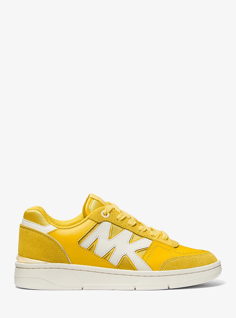 Rebel Leather Sneaker in BRIGHT DANDELION | Michael Kors