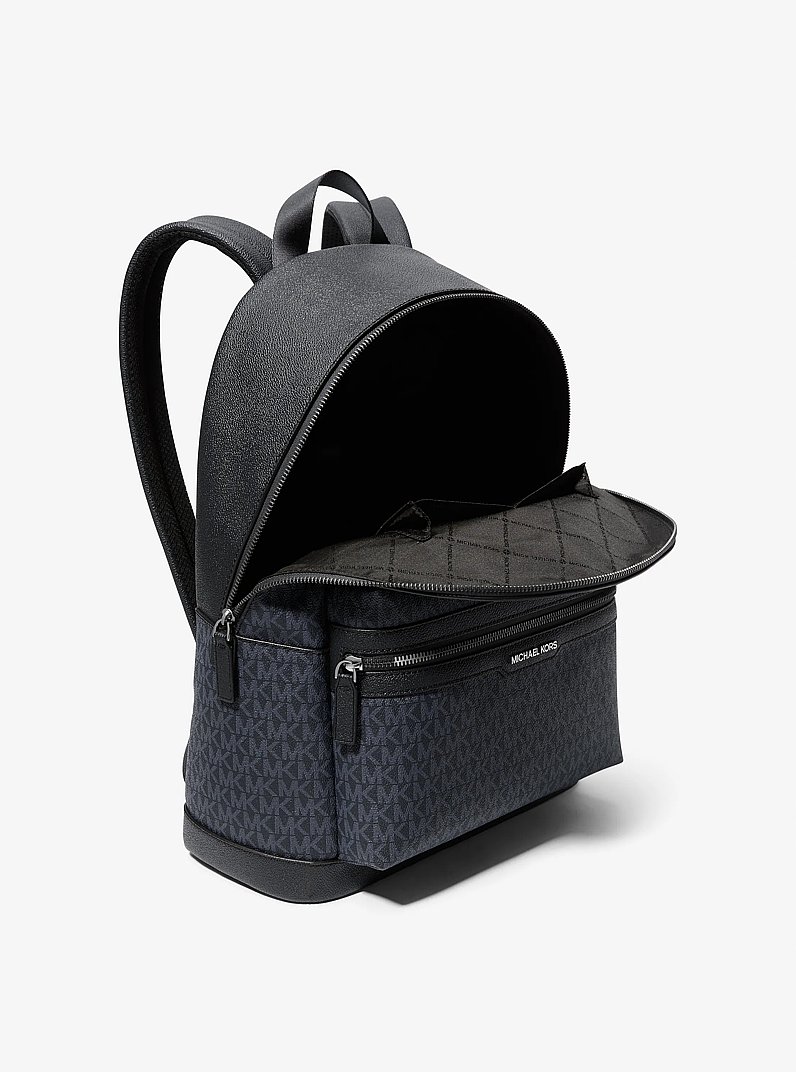 Cooper Signature Logo Backpack in ADMRL/PLBLUE | Michael Kors