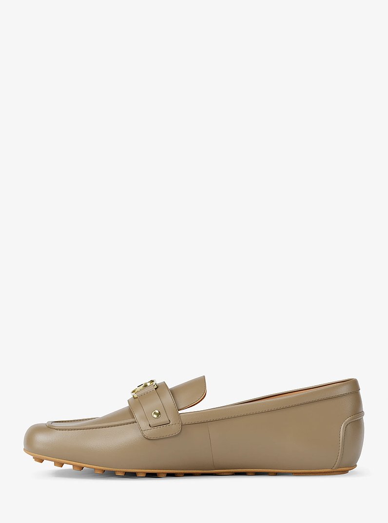 Fl&acirc;neur de style mocassin Mandy en cuir in BOGUE | Michael Kors