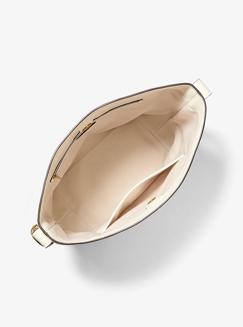 Shopper Nolita Large aus gekrispeltem Leder in EGGSHELL | Michael Kors