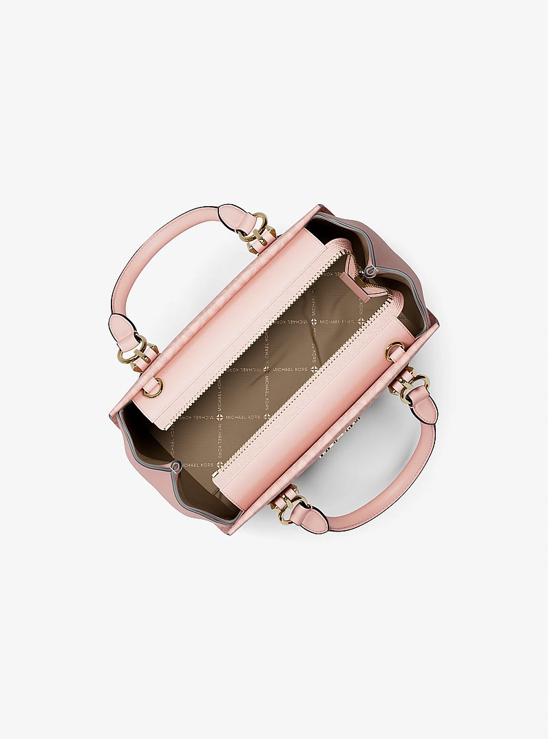 Marilyn Small Signature Logo Messenger Bag in POWDER BLUSH | Michael Kors