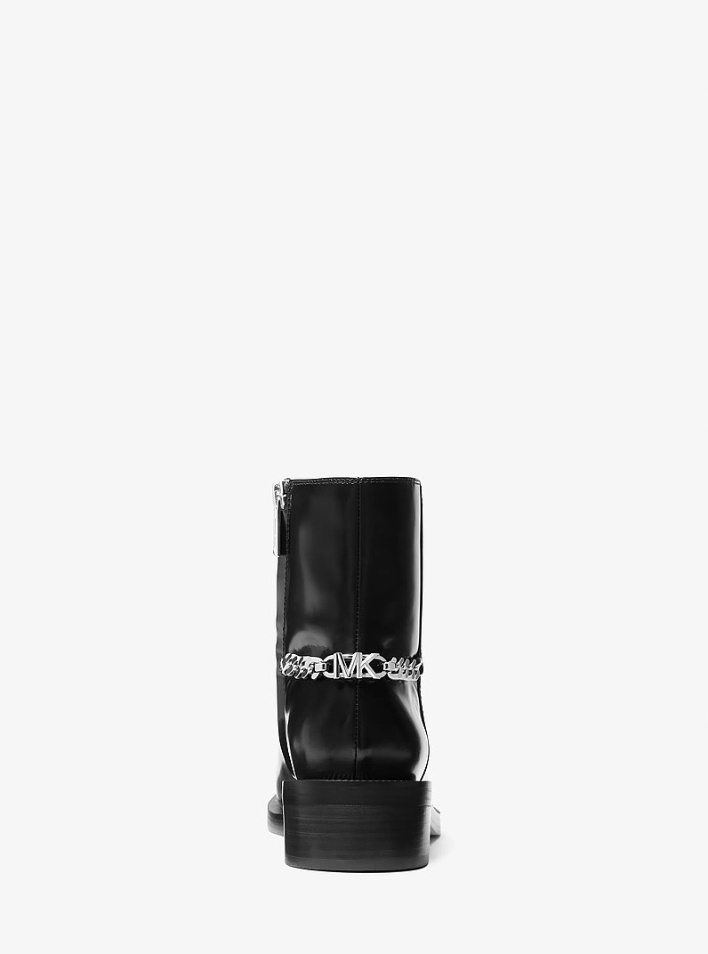 Carlisle Leather Boot in BLACK | Michael Kors