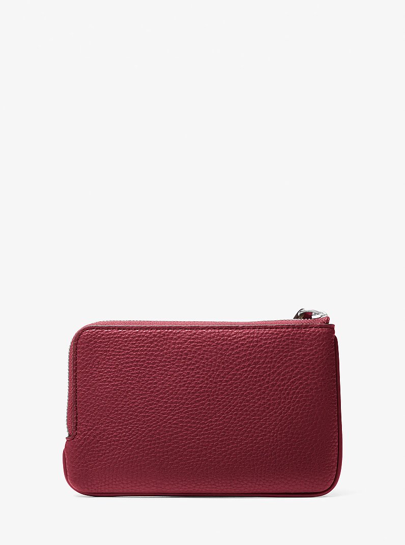 Jet Set Travel Small Wristlet in MAROON | Michael Kors