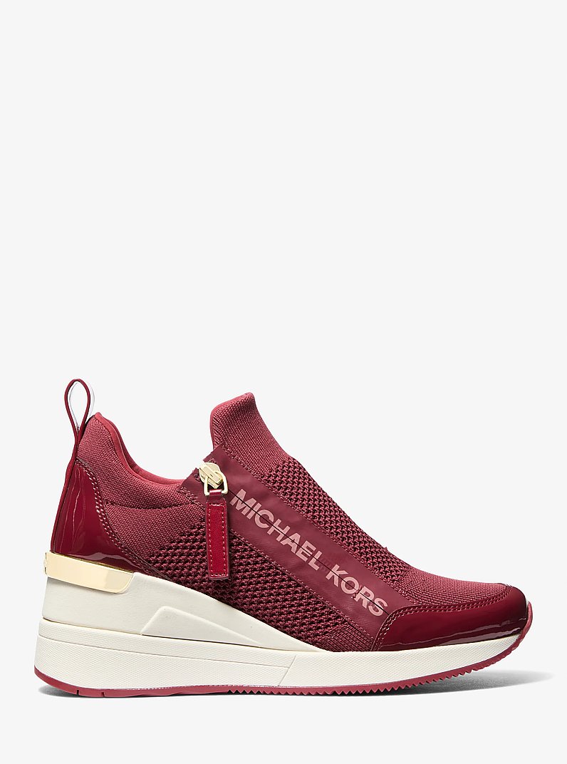 Espadrille Willis en tricot extensible in ROUGE PROFOND | Michael Kors