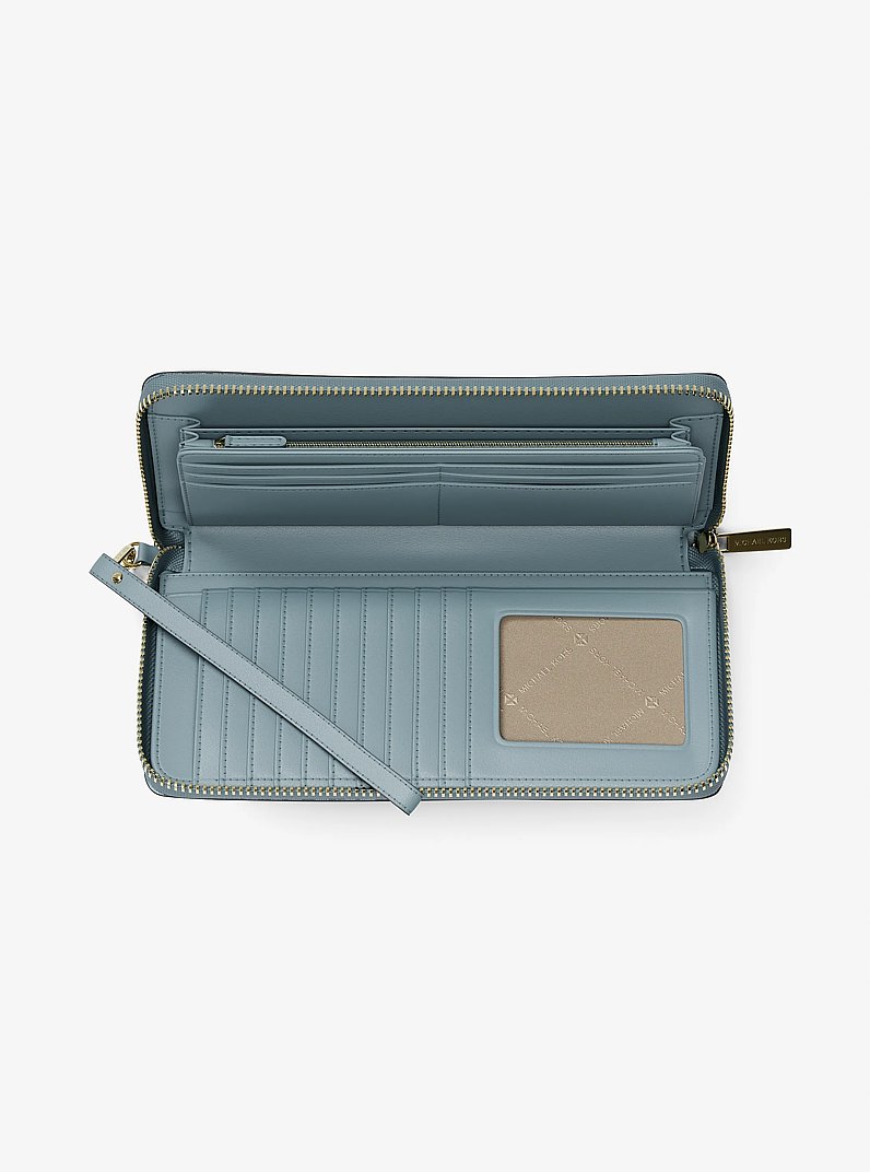 Large Logo Continental Wallet in CHAMBRAY | Michael Kors