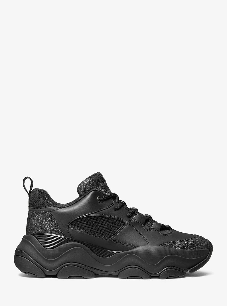 Zapatilla Atlas de varios materiales in NEGRO | Michael Kors