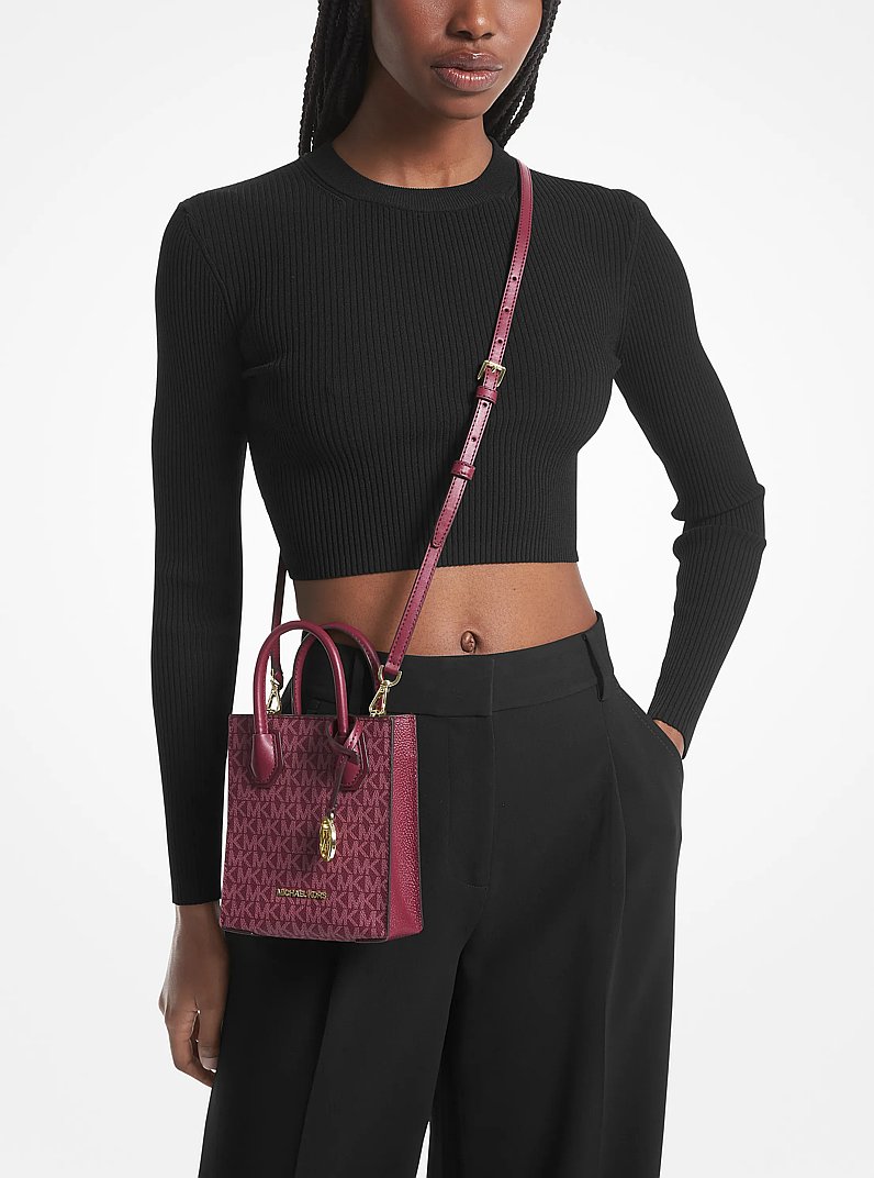 Mercer Extra-Small Logo and Leather Crossbody Bag | Michael Kors [SG]