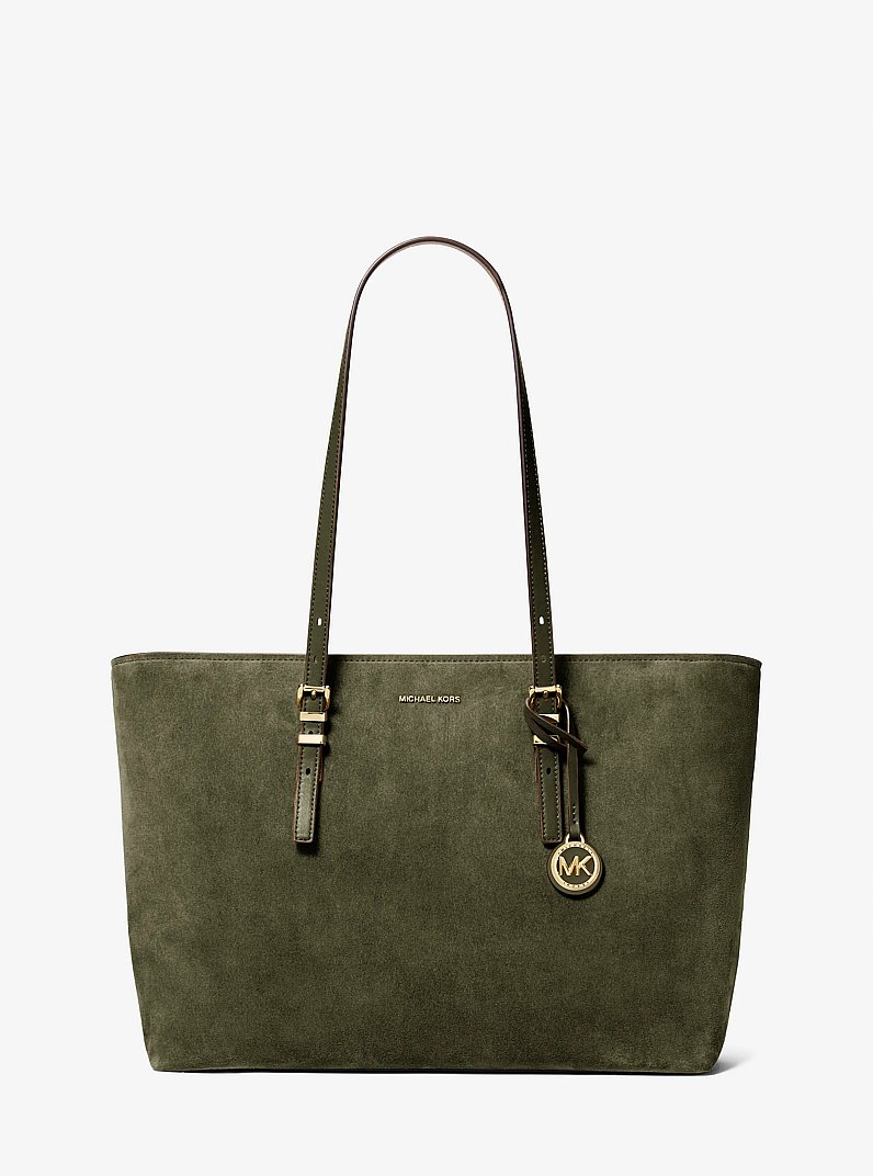 Bolso tote Quinn grande de ante in HIEDRA | Michael Kors