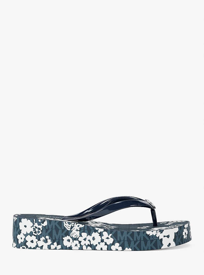 Chanclas Bedford con nuestro logotipo impreso exclusivo in AZUL MARINO | Michael Kors