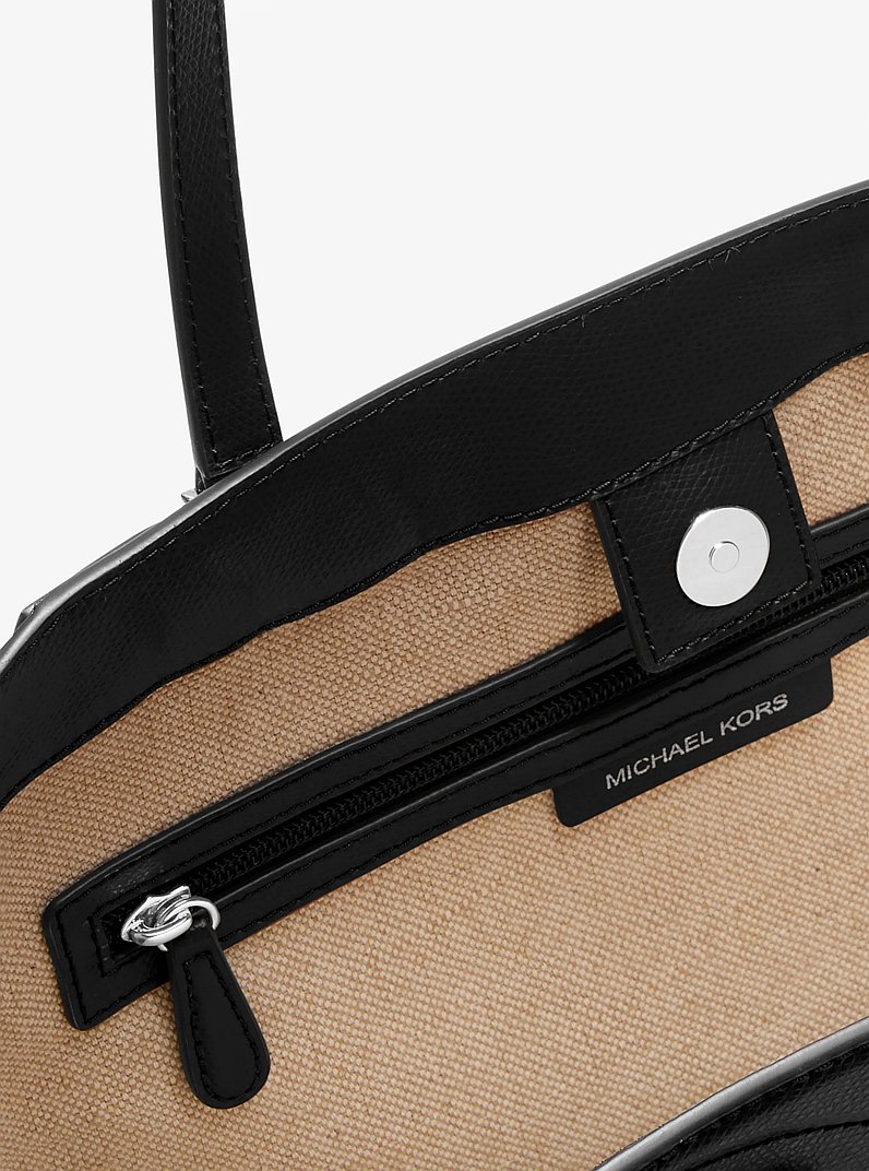 Bolso tote Taryn grande de piel in NEGRO | Michael Kors