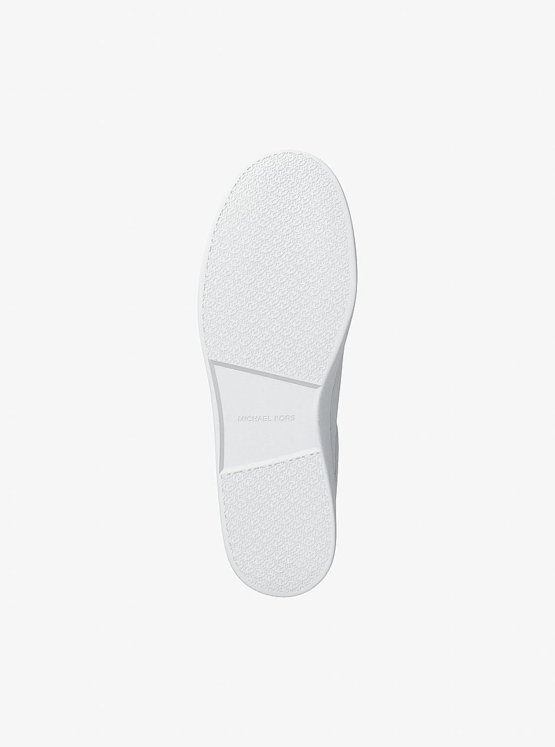 Reign Leather Sneaker in OPTIC WHITE | Michael Kors