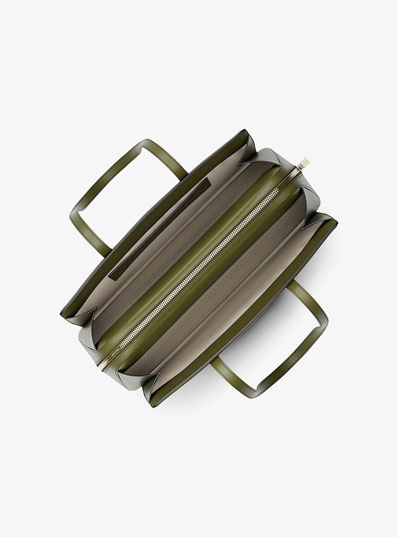 Laila Medium Leather Tote Bag