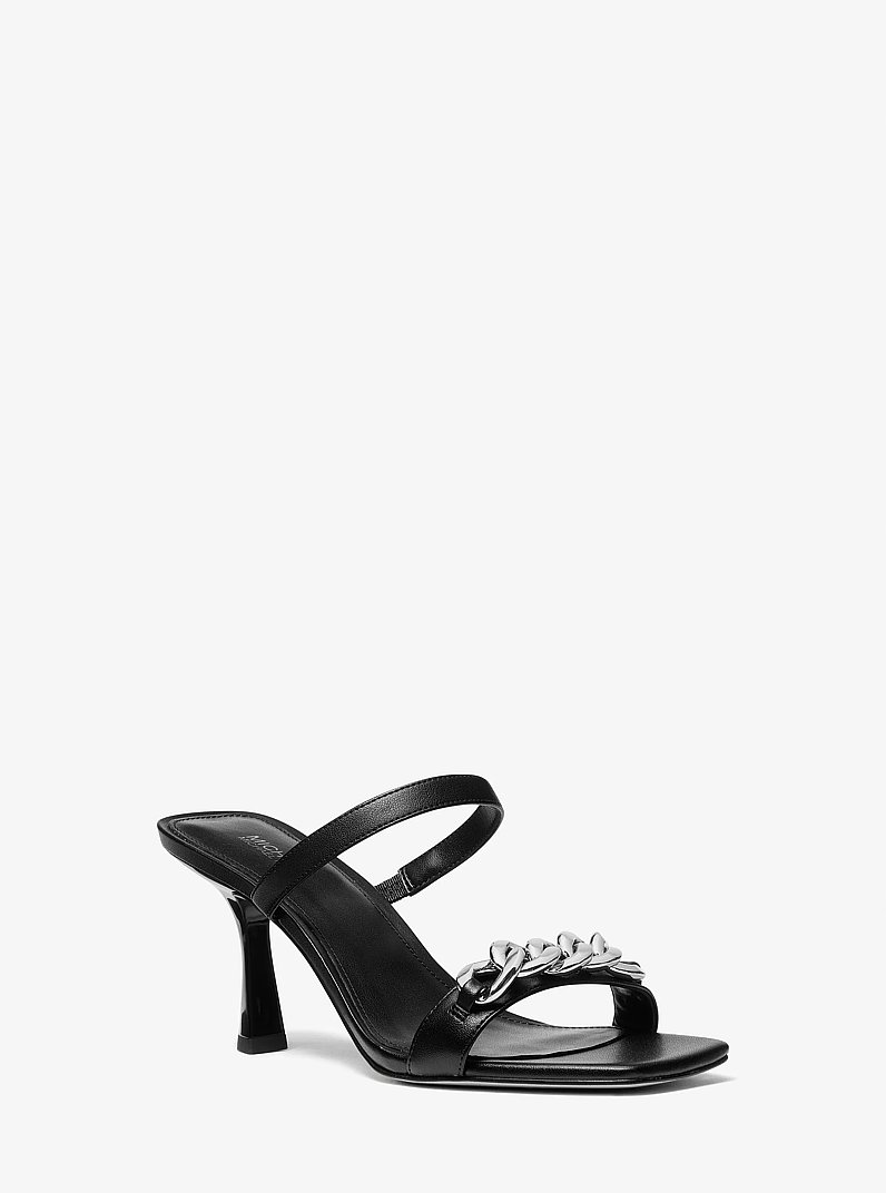 Amali Embellished Sandal in BLACK | Michael Kors