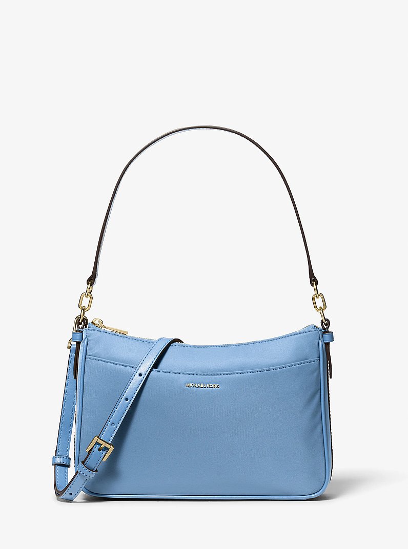 Jet Set Medium Nylon Convertible Pochette in FRENCH BLUE | Michael Kors