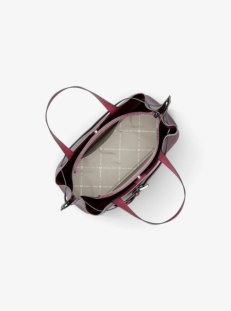 Emilia Small Pebbled Leather Satchel