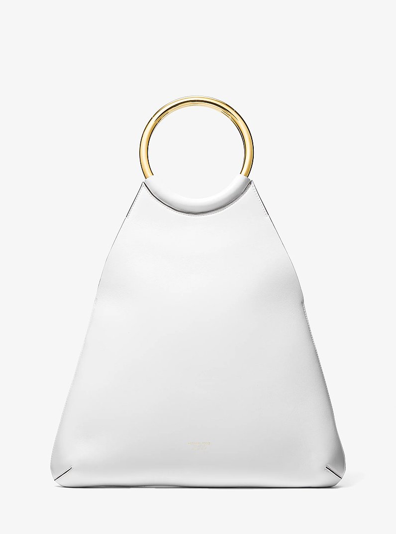 Ursula Large Leather Ring Tote Bag