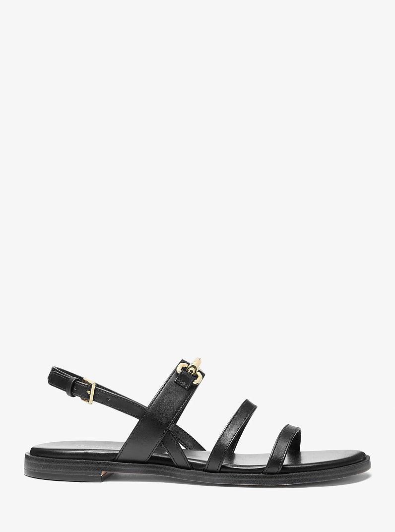 Sandale Carson en cuir in NOIR | Michael Kors