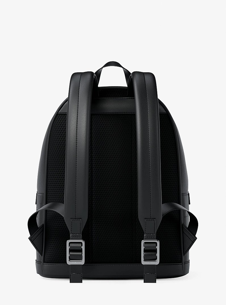 Sac &agrave; dos Cooper arrondi de taille moyenne &agrave; logo grav&eacute; in NOIR | Michael Kors