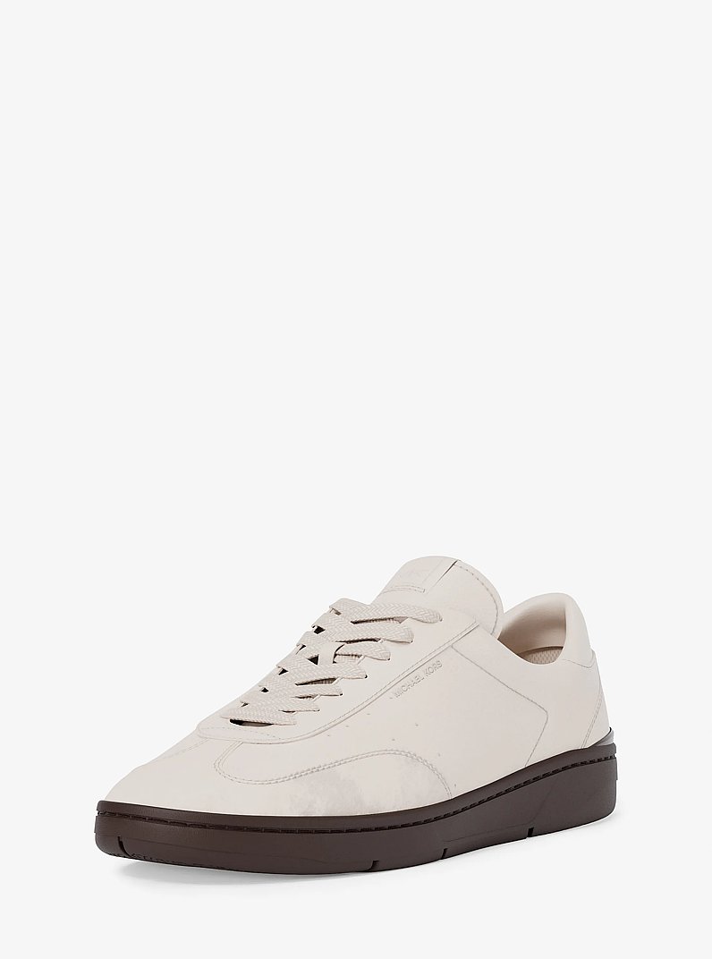 Wilton Leather Sneaker in LT CREAM | Michael Kors