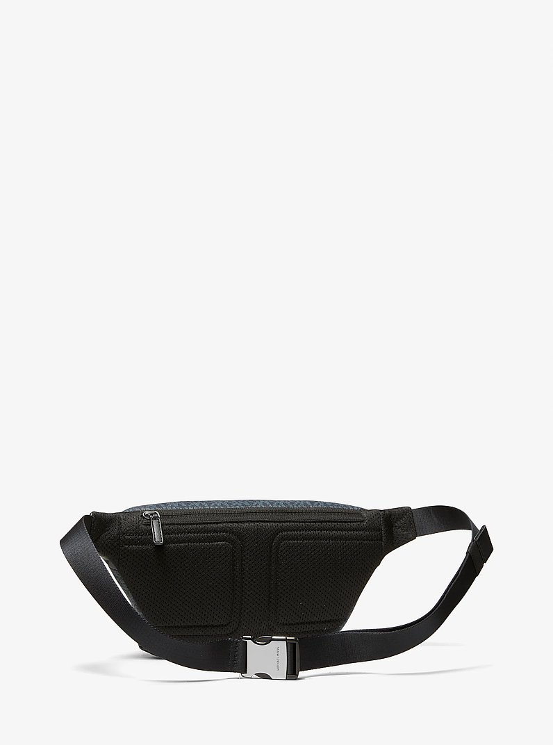 Ri&ntilde;onera Cooper con logotipo in AZUL OSCURO/AZUL P&Aacute;LIDO | Michael Kors