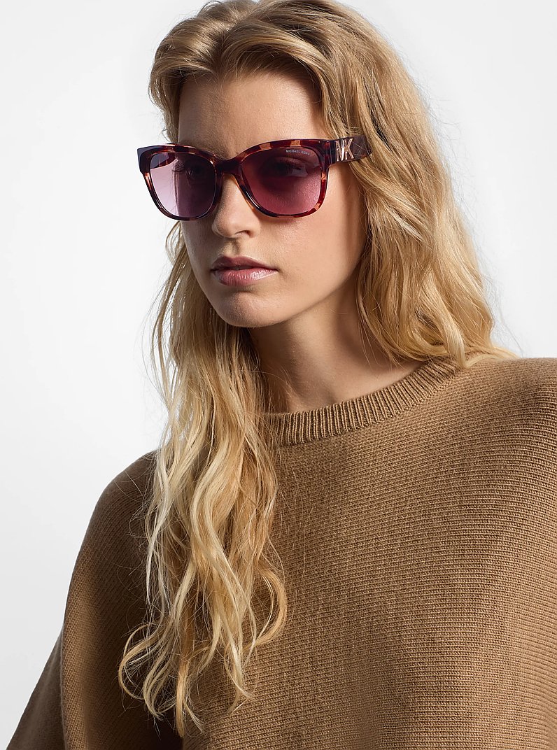 Lucky Bay Sunglasses in ROSE GOLD/PINK TORTOISE | Michael Kors
