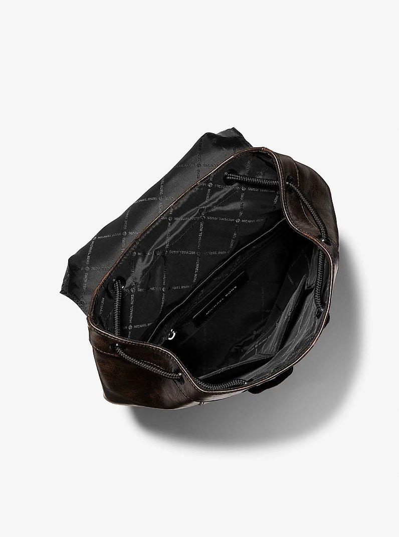 Mochila Cyrus con efecto desgastado in CHOCOLATE | Michael Kors