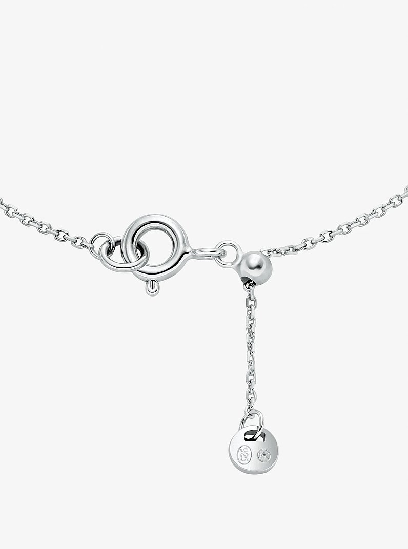 Bracelet en argent sterling &agrave; placage en m&eacute;tal pr&eacute;cieux &agrave; pav&eacute; in ARGENT | Michael Kors