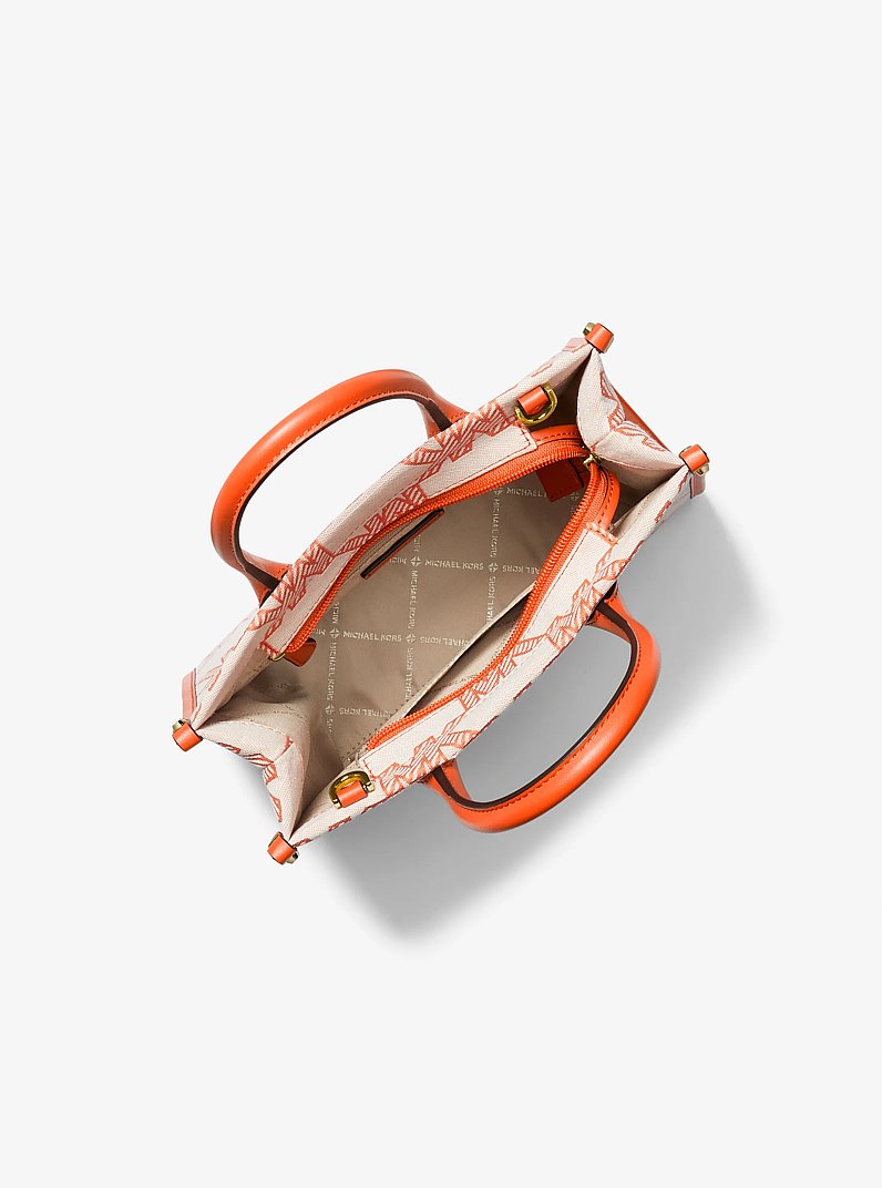 Mirella Small Logo Jacquard Crossbody Bag