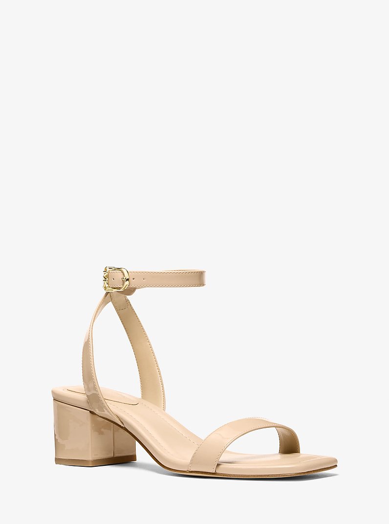 Merriam Patent Leather Sandal in LIGHT BLUSH | Michael Kors