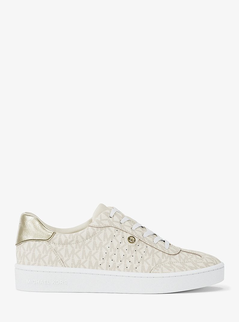 Scotty Signature Logo Sneaker in VANILLA COMBO | Michael Kors