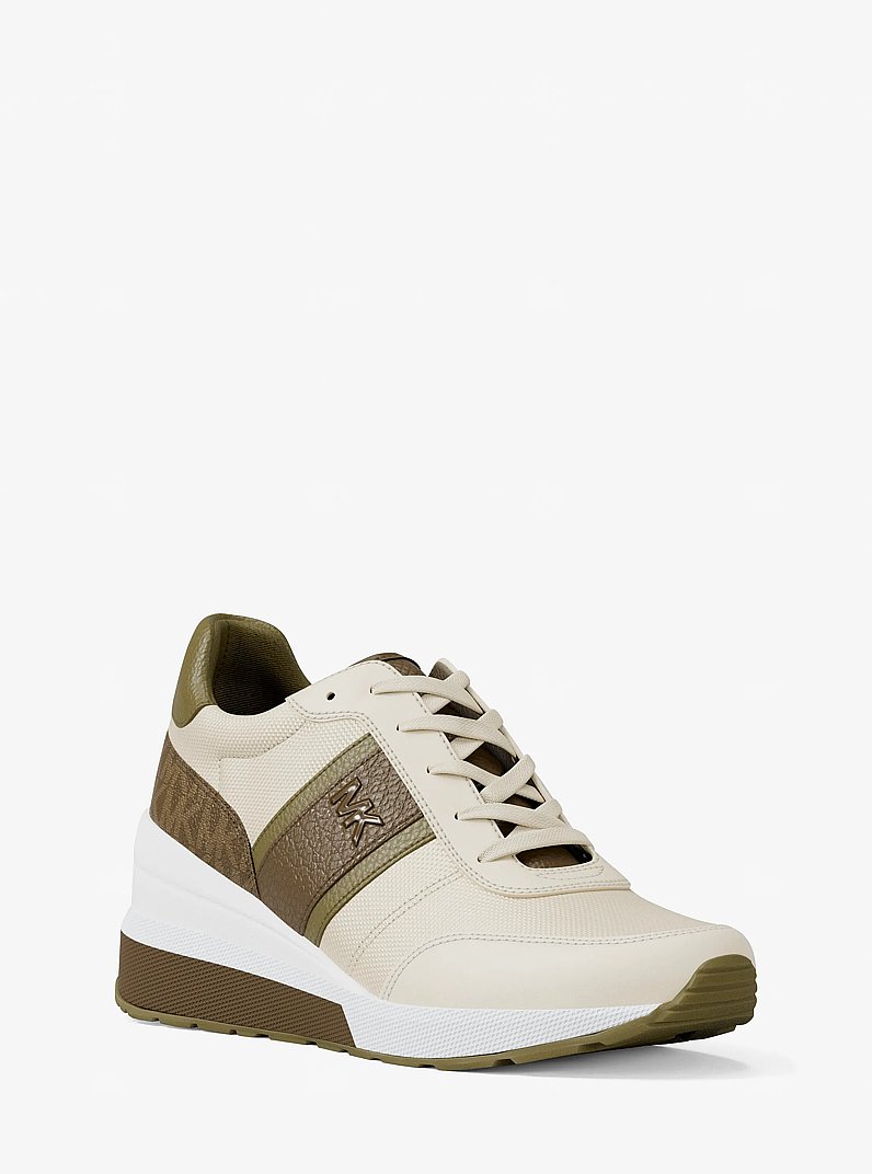 Basket Mabel en m&eacute;lange de mati&egrave;res in LODEN | Michael Kors