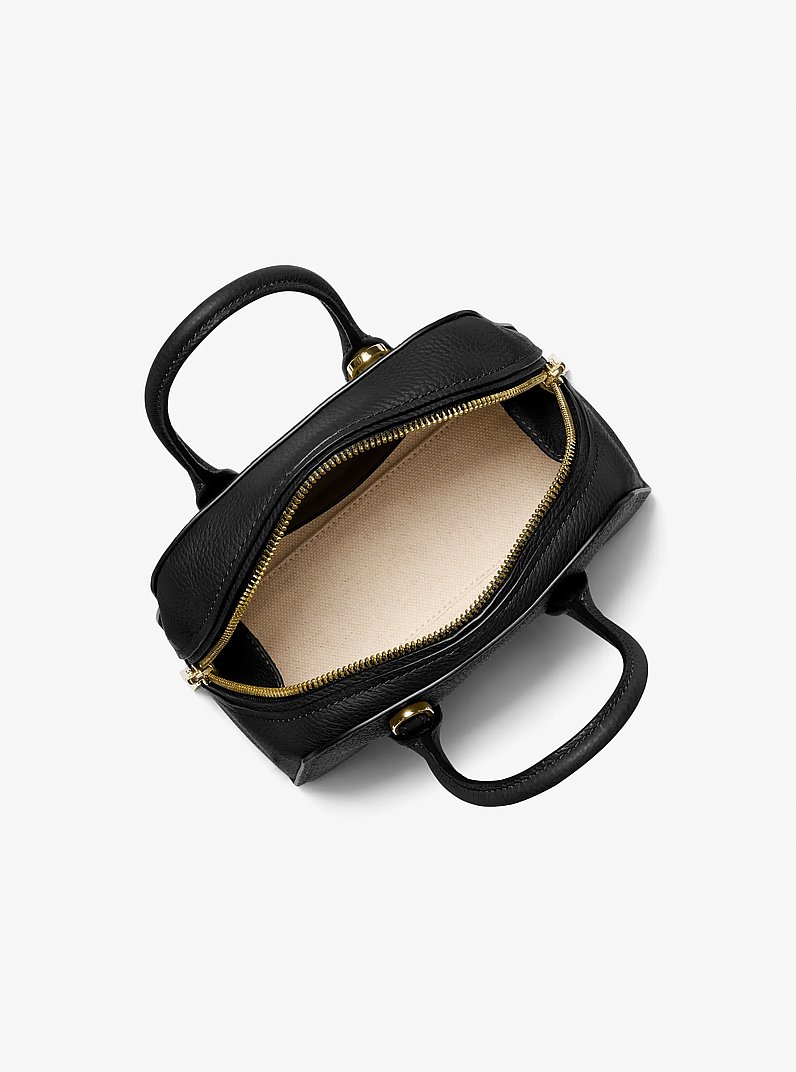 Ashton Extra-Small Pebbled Leather Crossbody Bag in BLACK | Michael Kors