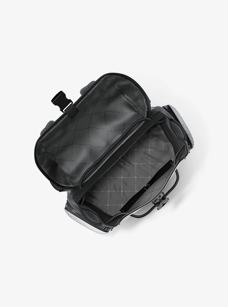 Cooper Medium Ombr&eacute; Signature Logo City Backpack in BLACK COMBO | Michael Kors