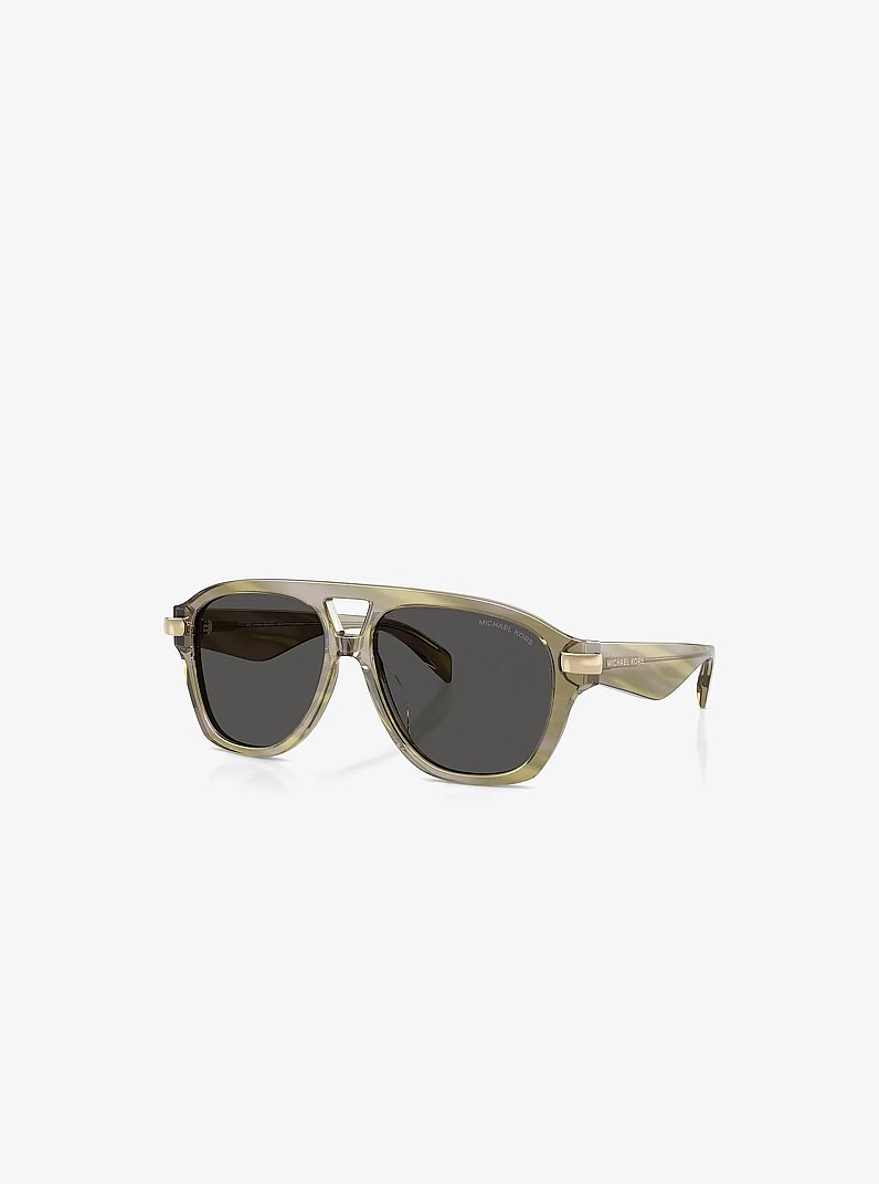 Grenada Sunglasses in OLIVE HORN | Michael Kors